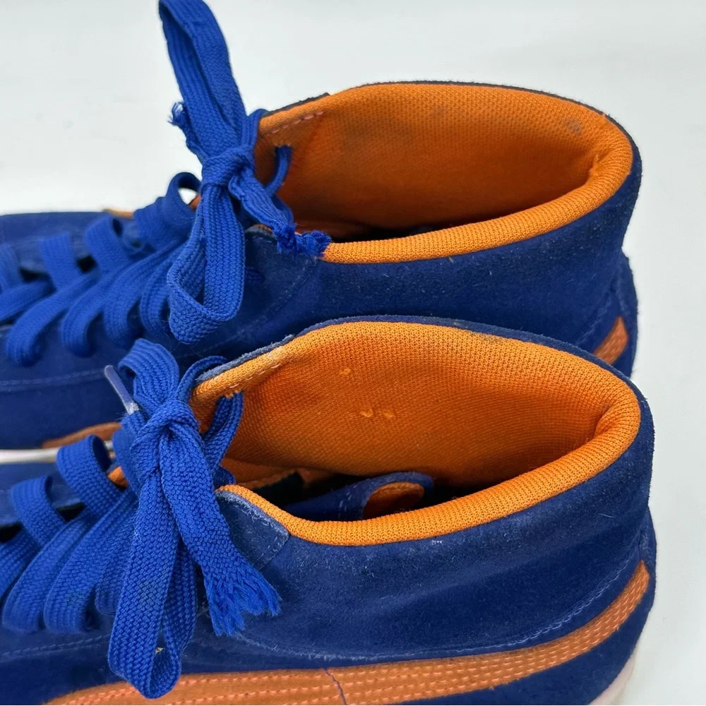 Puma Suede Mid Blue Orange High Top Sneakers Men’s 7